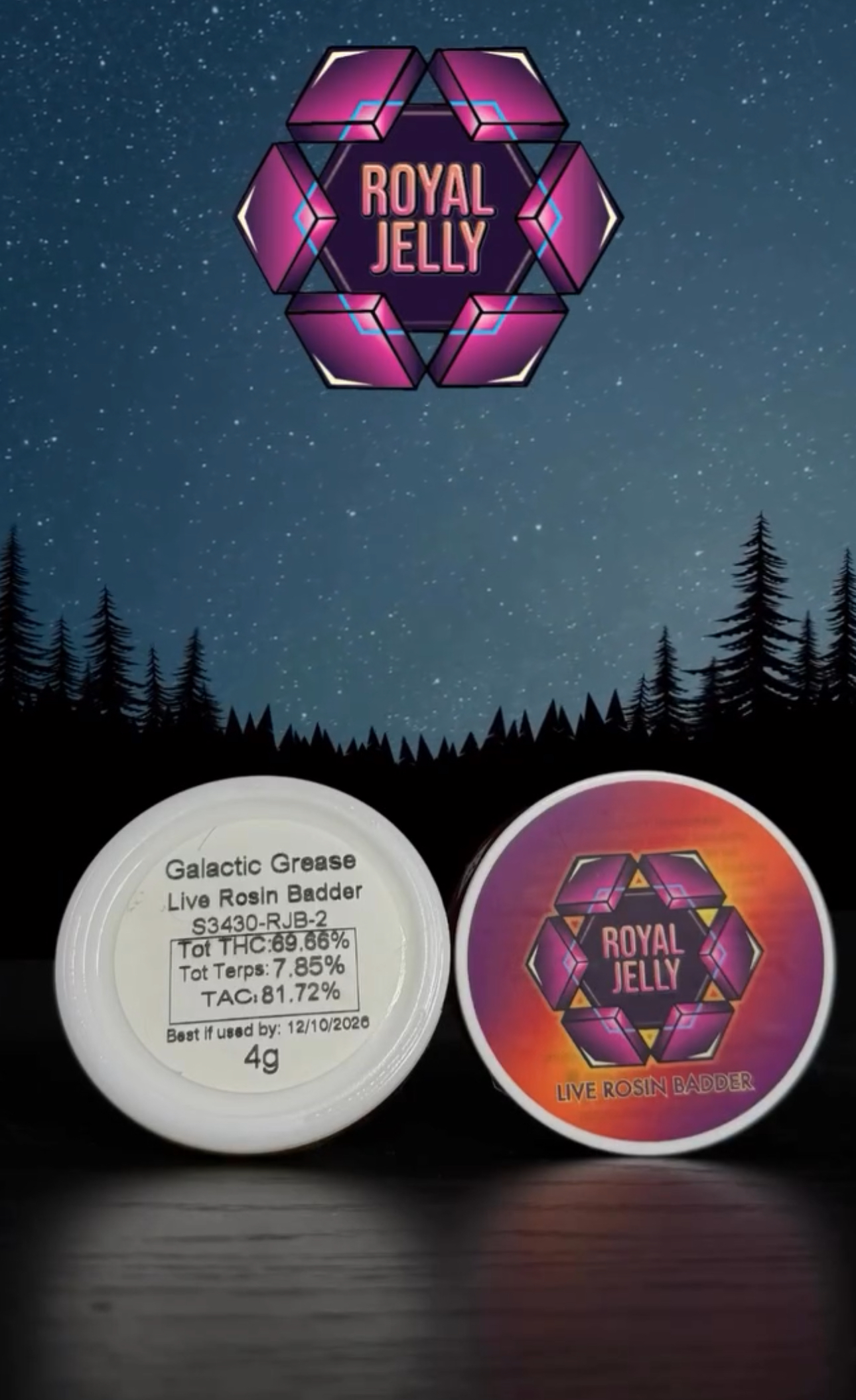 royal jelly live rosin badder