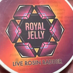 royal jelly live rosin badder
